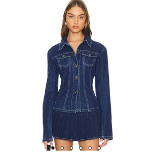 REVOLVE LIONESS Rider Denim Jacket and Rider Mini Skort